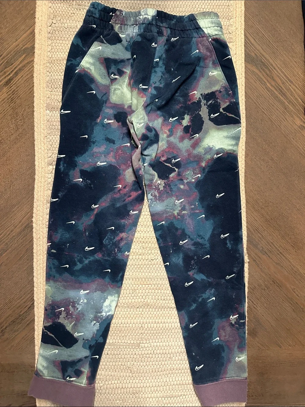 Nike Galaxy Print Hoodie & Jogger Set - Navy, Purple, Green - Picture 7 of 7